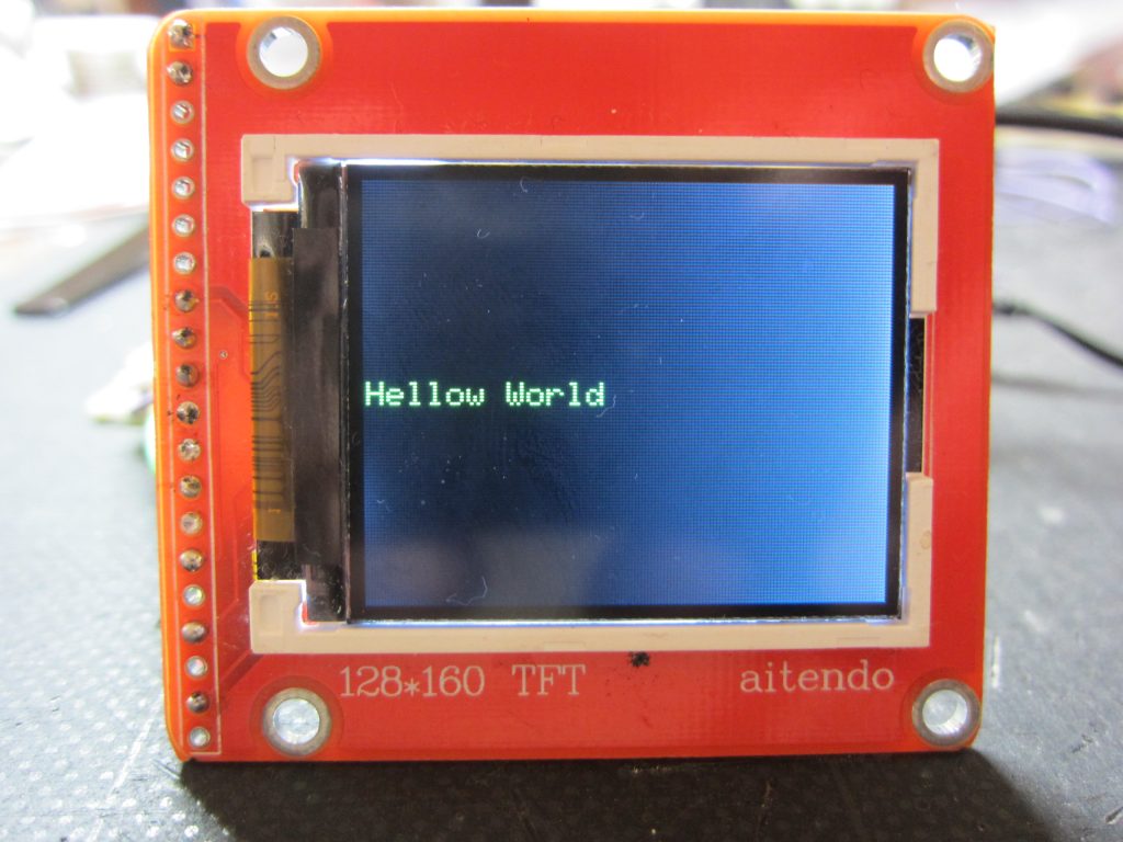 TFT液晶モジュール(ST7735)をArduinoで使う（2） | 松五郎ブログ